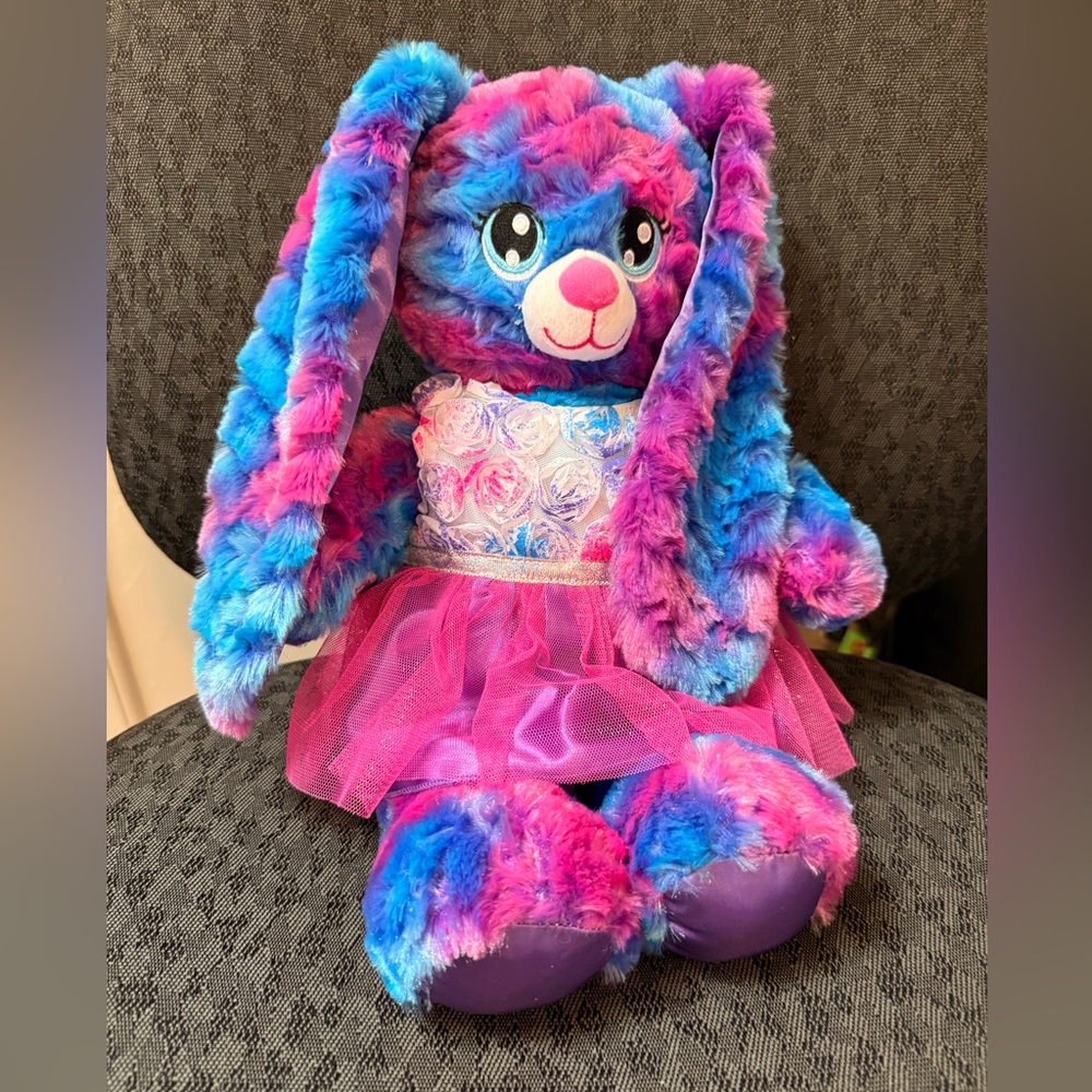 “Bunny Rabbit Long Ears” Tie Dye -Soft BAB-Plush:16”Tall: Adorable - Friend